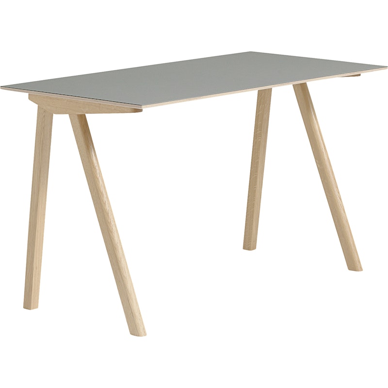 CPH 90 2.0 Desk, Water-based Lacquered Oak / Grey