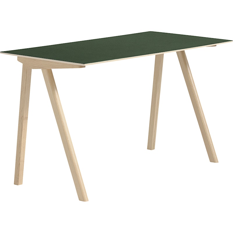 CPH 90 2.0 Desk, Water-based Lacquered Oak / Green