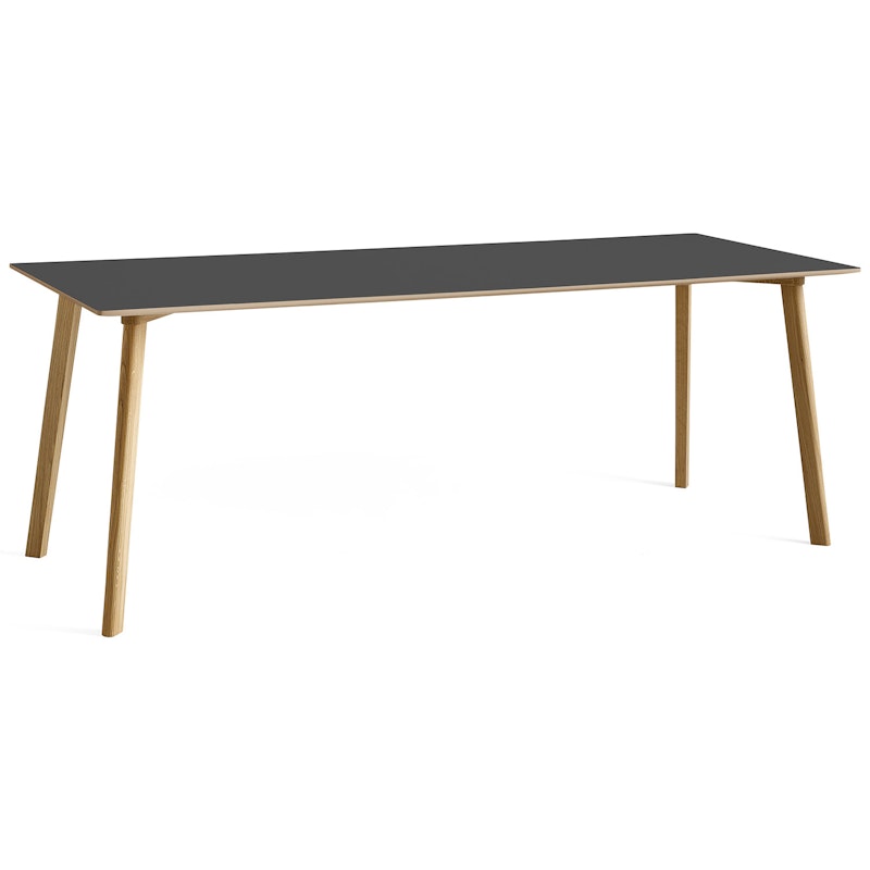 CPH Deux 210 2.0 Table 75x200 cm, Stone Grey / Water-based Lacquered Oak