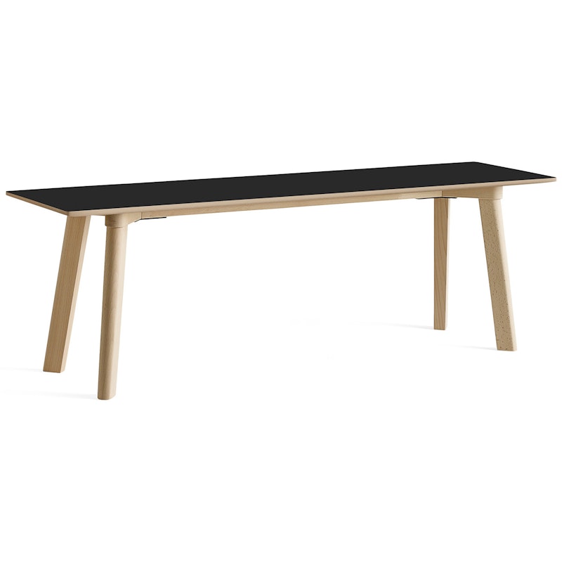 CPH Deux 215 2.0 Bench 140 cm, Stone Grey / Untreated Beech