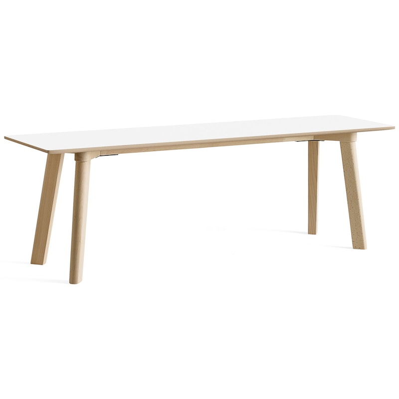 CPH Deux 215 2.0 Bench 140 cm, Pearl White / Untreated Beech