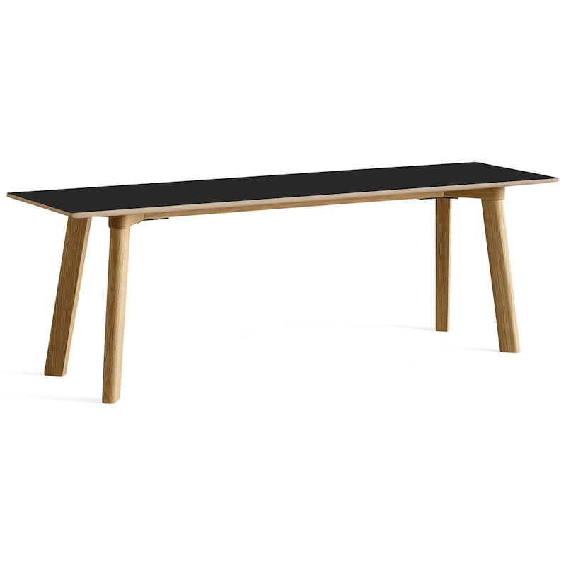 CPH Deux 215 2.0 Bench 140 cm, Stone Grey / Water-based Lacquered Oak