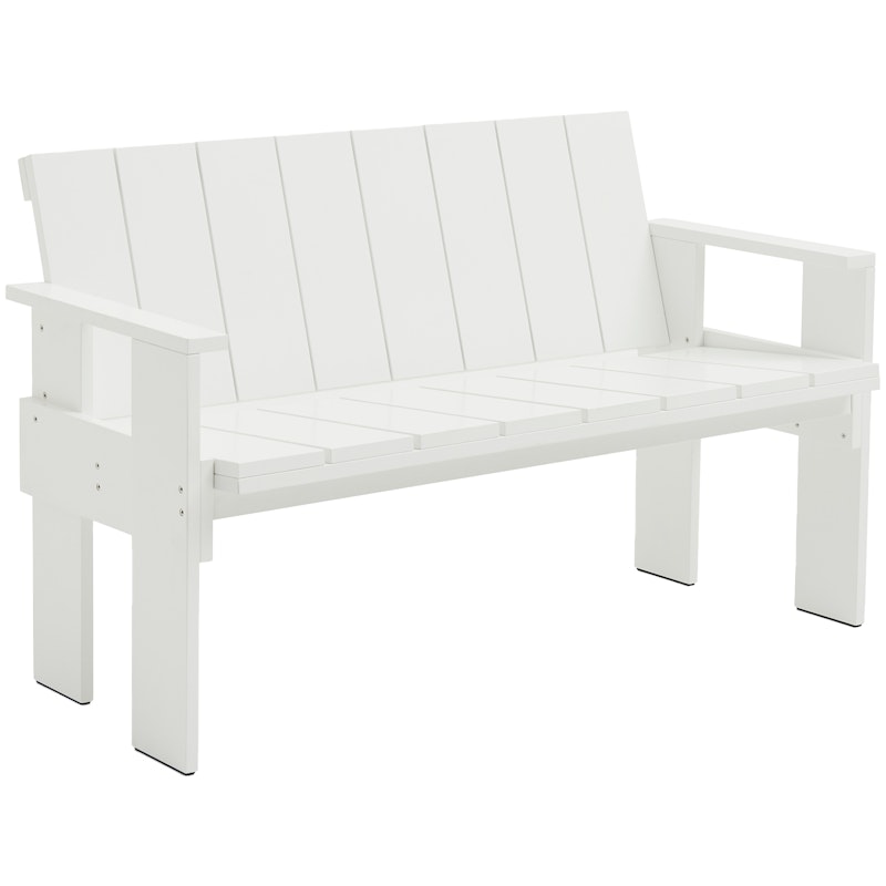 Crate Dining Bench, White