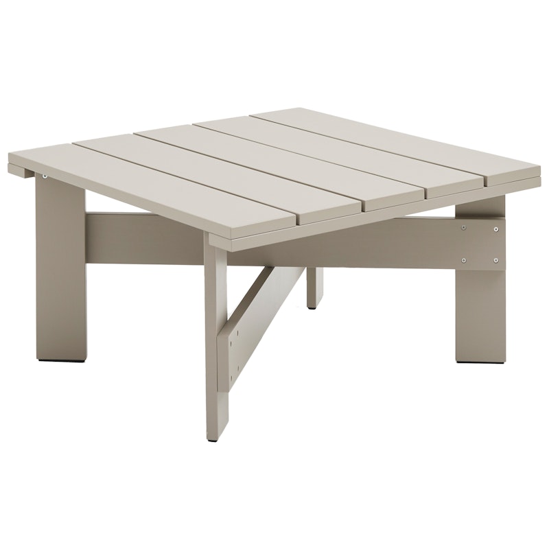 Crate Lounge Table 75x75 cm, London Fog