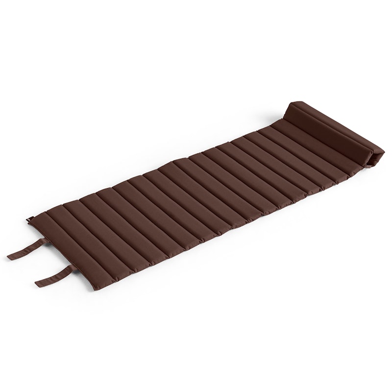 Crate Quilted Seat Cushion For Lounge Chair, Iron Red