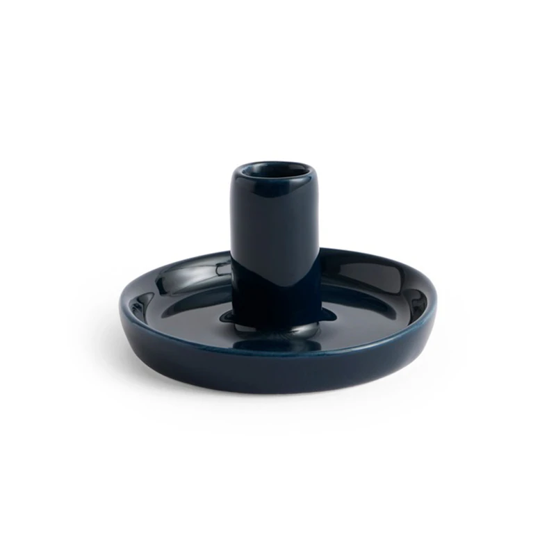 Disc Candle Holder XS, Midnight Blue