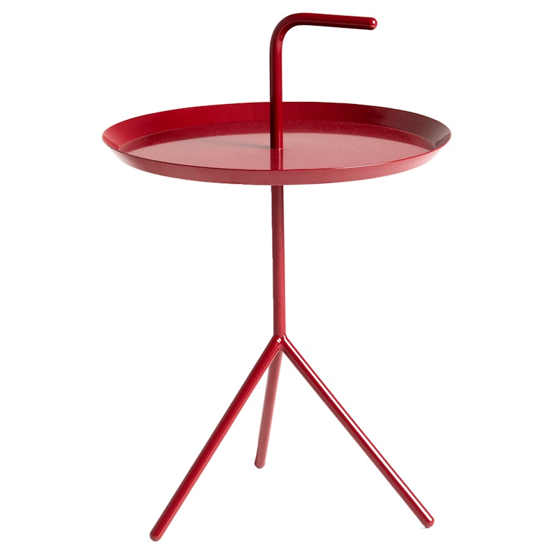 DLM Table Ø38 cm, Cherry Red High Gloss