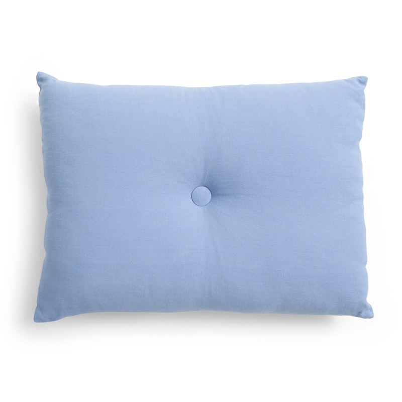 Dot Cushion Linen 45x60 cm, Blue