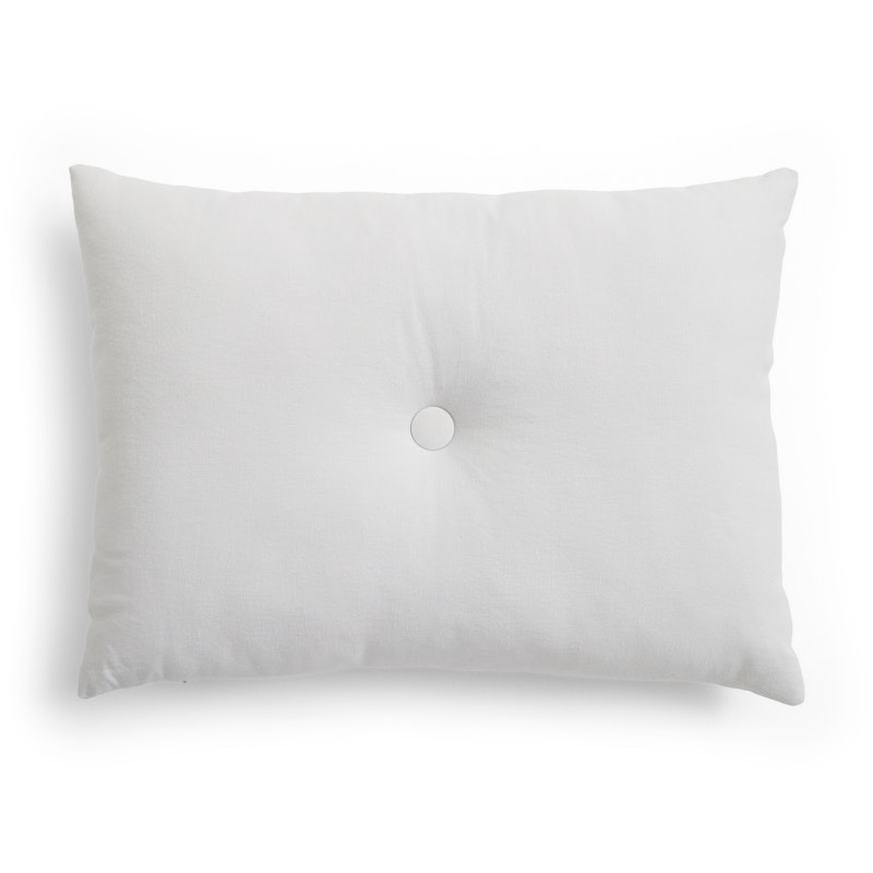 Dot Cushion Linen 45x60 cm, Light Grey