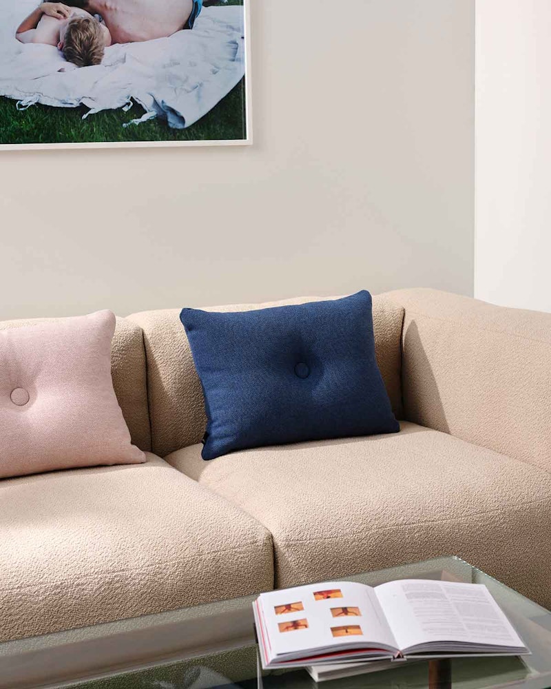 HAY DOT CUSHION SOFT ブルー HAY Dot Cushion Soft blue - The