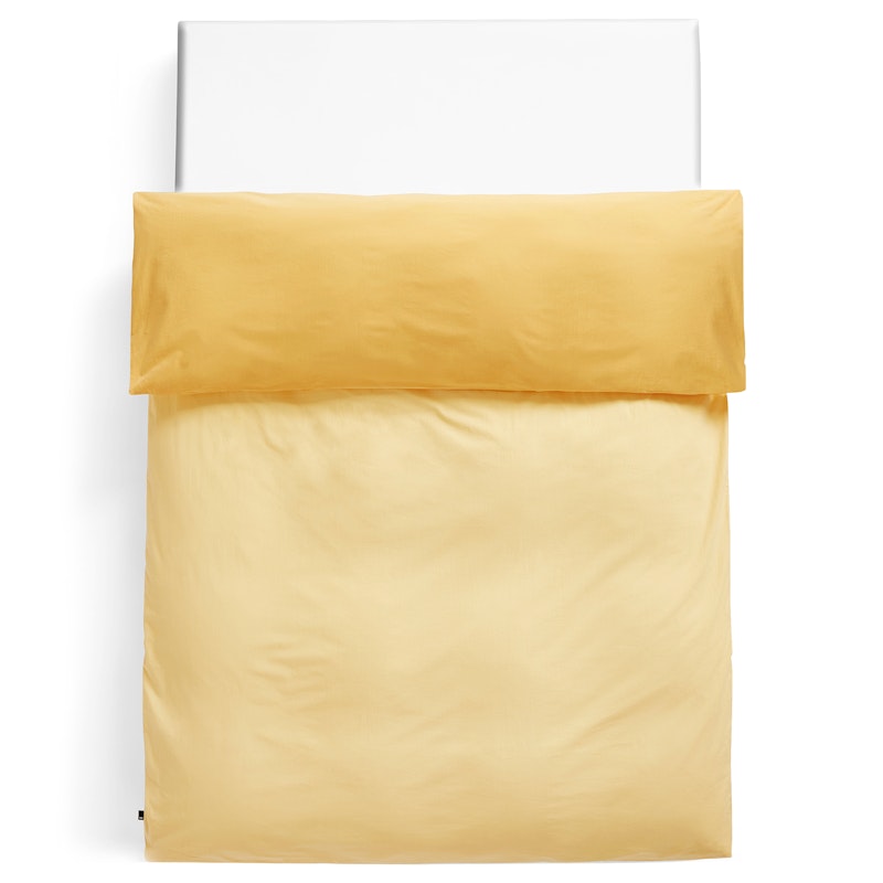 Duo Duvet Cover 150x210 cm, Golden Yellow