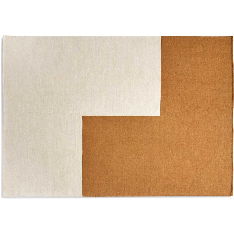 Flat Works Wool Rug, Brown, 200x300 cm