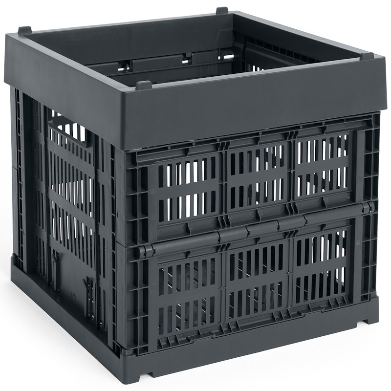 Colour Crate Cube Storage, Charcoal