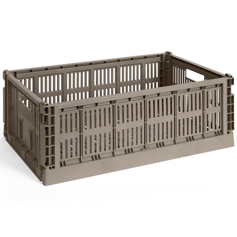 Colour Crate Large Storage, Warm Grey