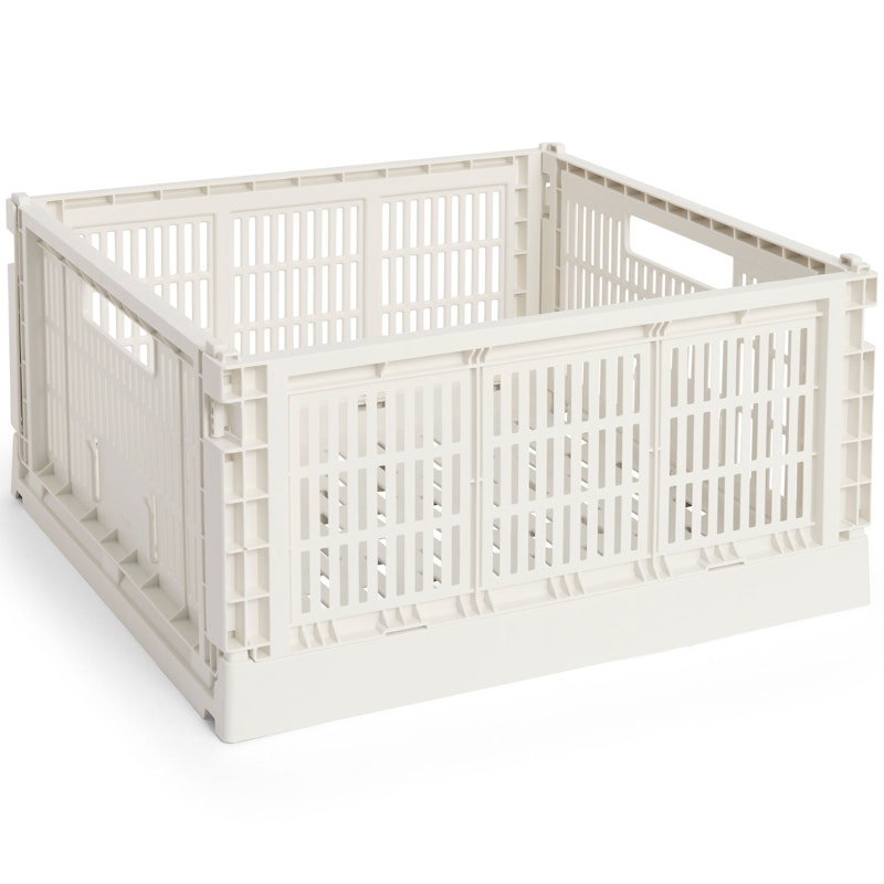 Colour Crate Large Square Storage, Off-white