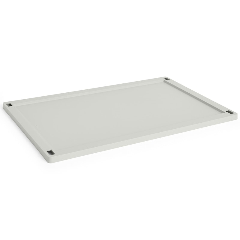Colour Crate Plastic Large Lid, Grey