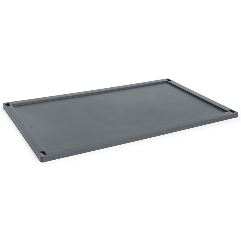 Colour Crate Plastic Large Lid, Charcoal