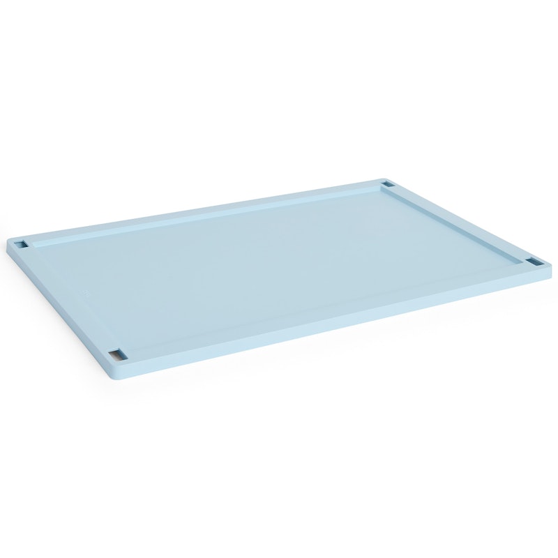 Colour Crate Plastic Large Lid, Soft Blue