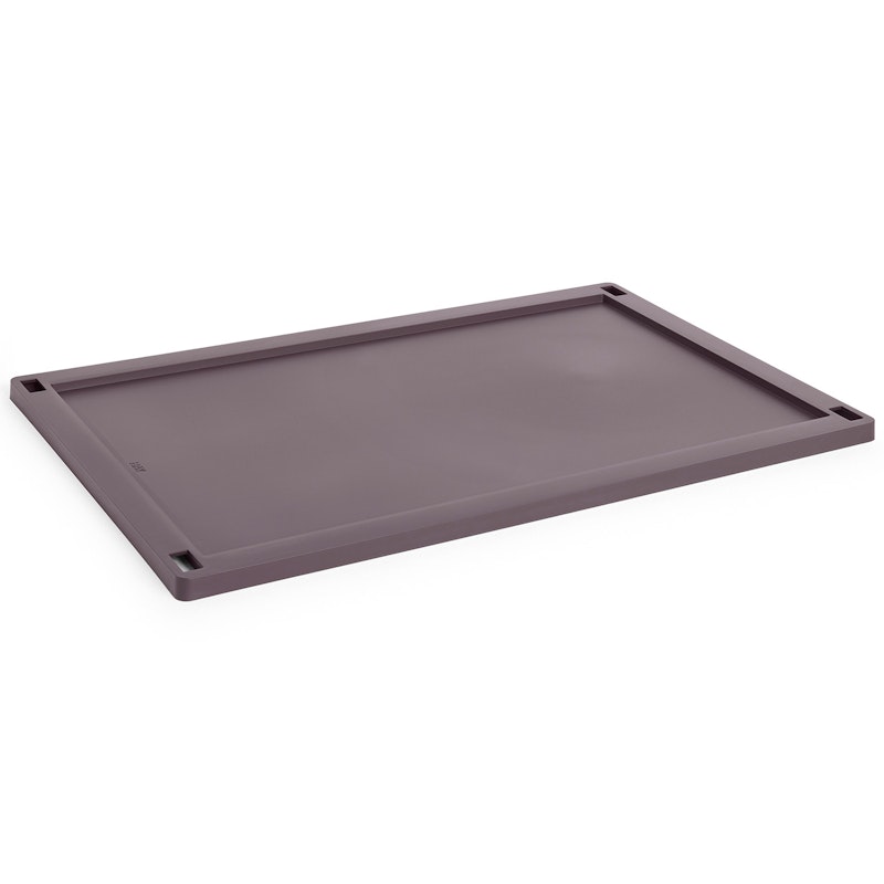Colour Crate Plastic Large Lid, Bordeaux