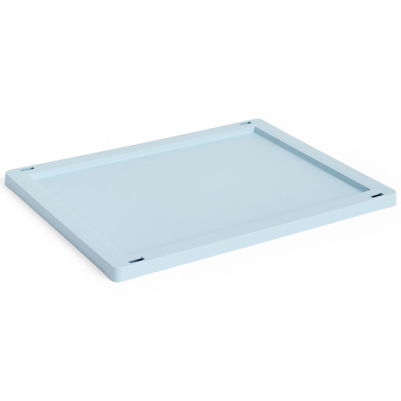 Colour Crate Plastic Medium Lid, Soft Blue