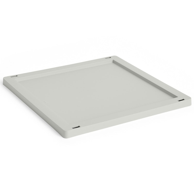 Colour Crate Plastic Medium Square / Cube Lid, Grey