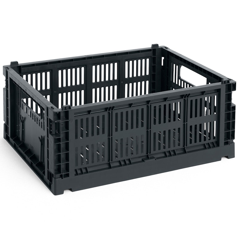 Colour Crate Medium Storage, Charcoal