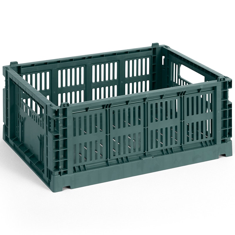 Colour Crate Medium Storage, Dark Green