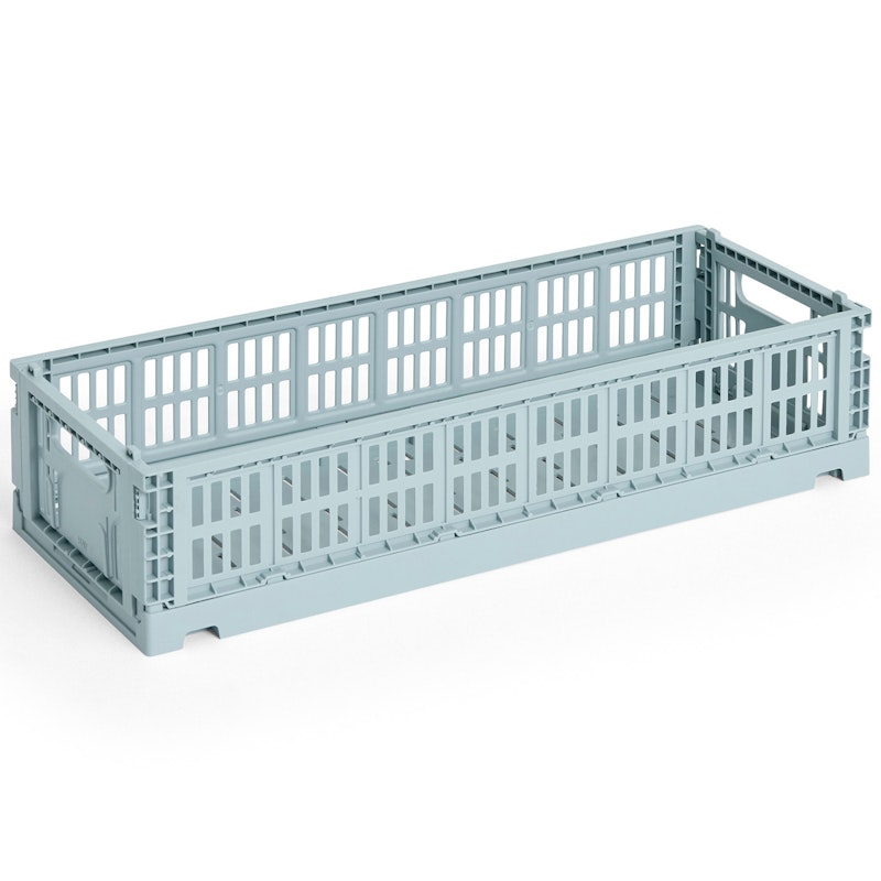 Colour Crate Mini Oblong Storage, Dusty Blue