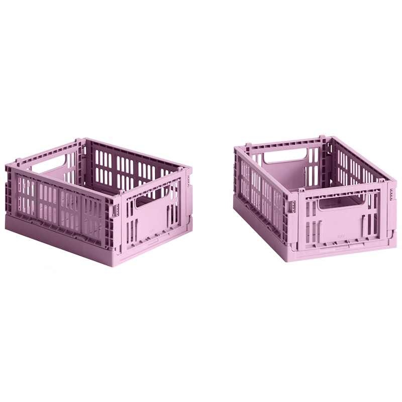 Colour Crate Storage Boxes Mini 2-pack, Dusty Rose