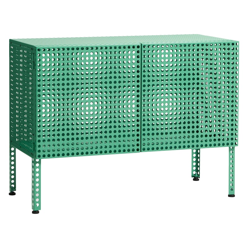 Perforated Cabinet Small, Soft Jade