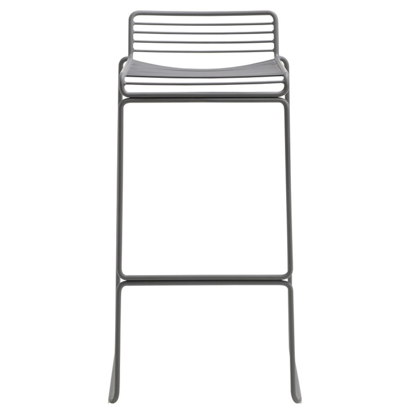 Hee Bar Stool High, Asphalt Grey