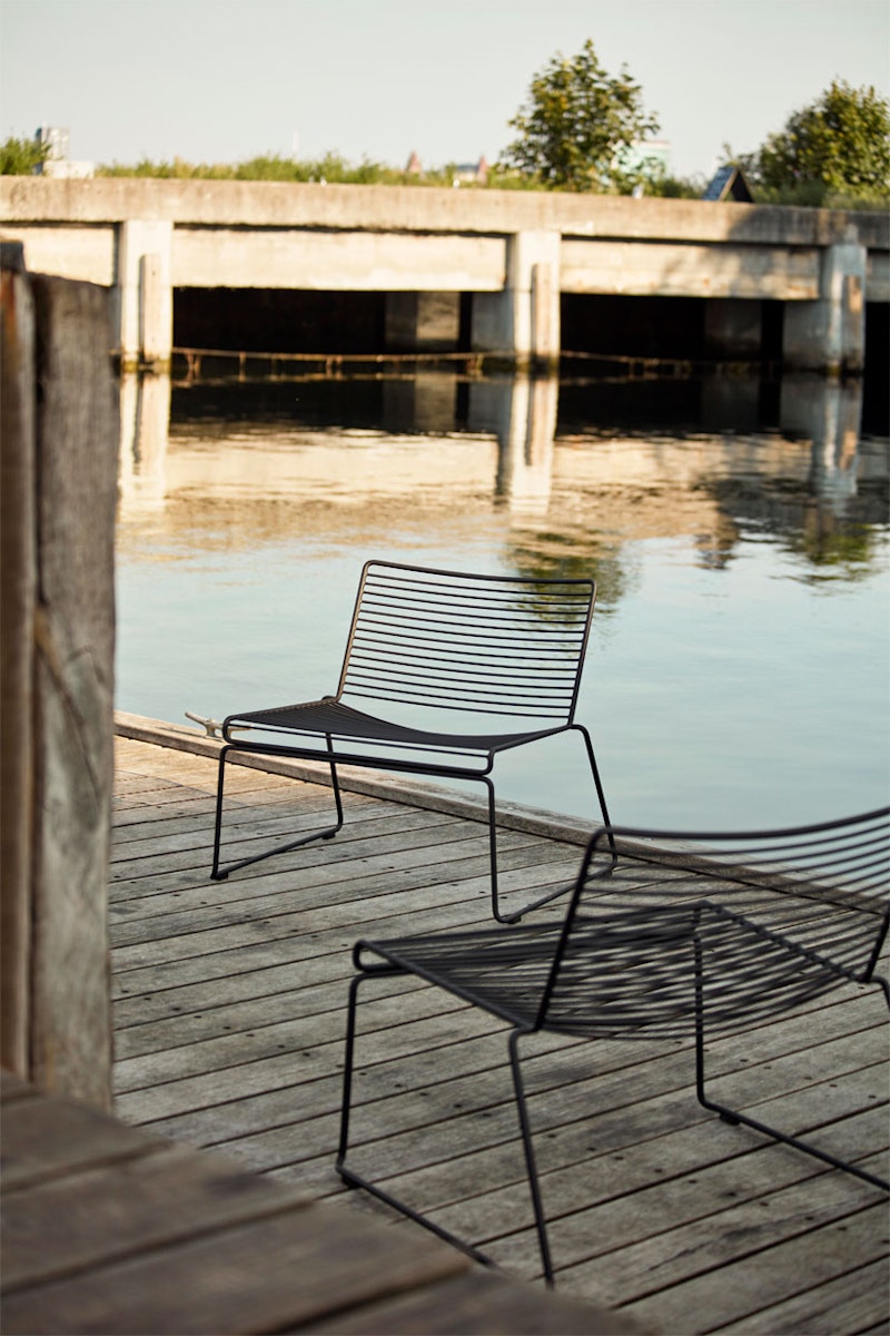 Hee Lounge Chair Black from HAY RoyalDesign