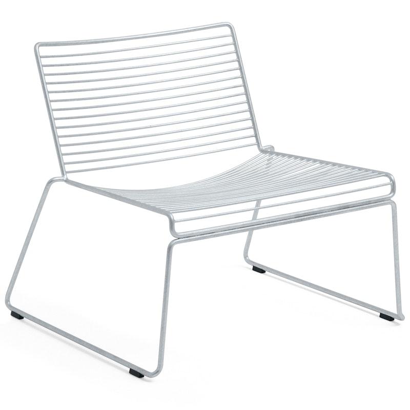 Hee Lounge Chair Hot Galvanized Steel from HAY RoyalDesign