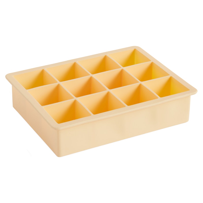 Ice Cube Tray XL, Light Yellow