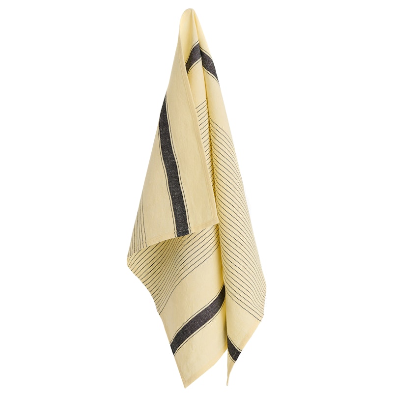 Linear Tea Towel 52x80 cm, Soft Yellow