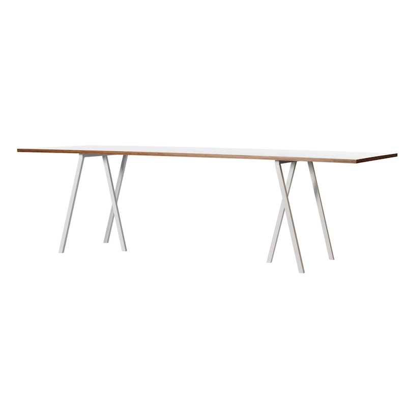 Loop Stand Table 160 cm, White