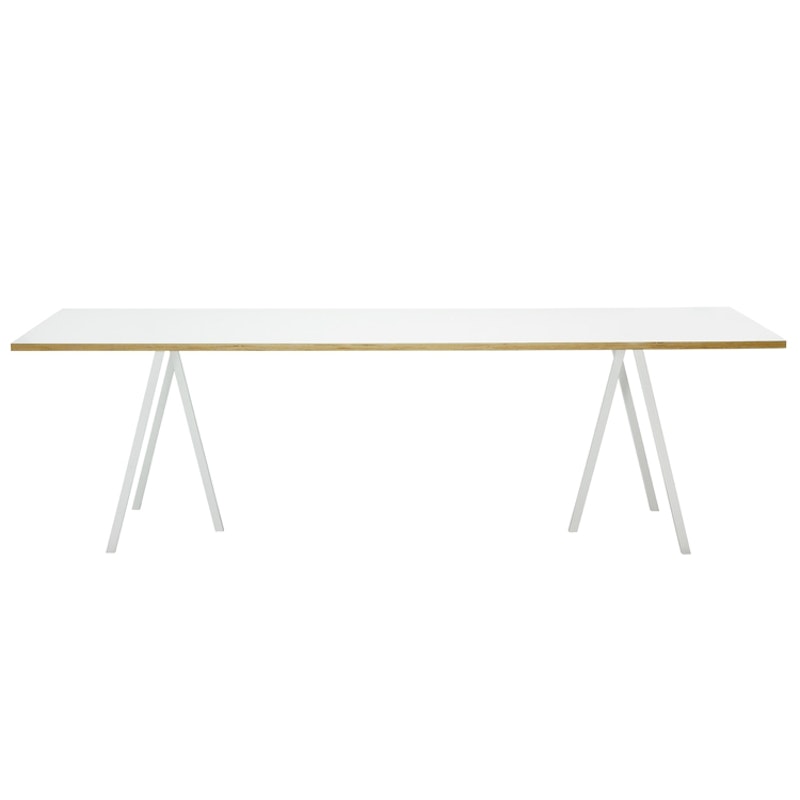 Loop Stand Table 250 cm, Laminate / White