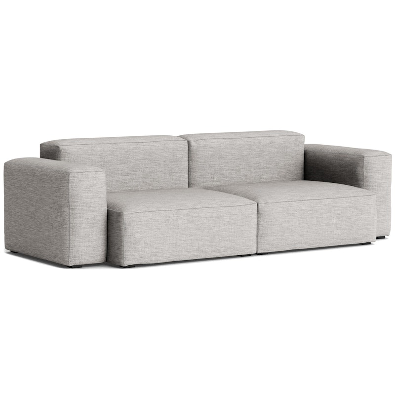 Mags Soft Low 2.5-seater Sofa Comb. 1, Ruskin 33 / Light Grey Stitching