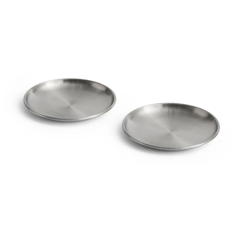 Outdoor Market Steel Plate Set of 2 Small