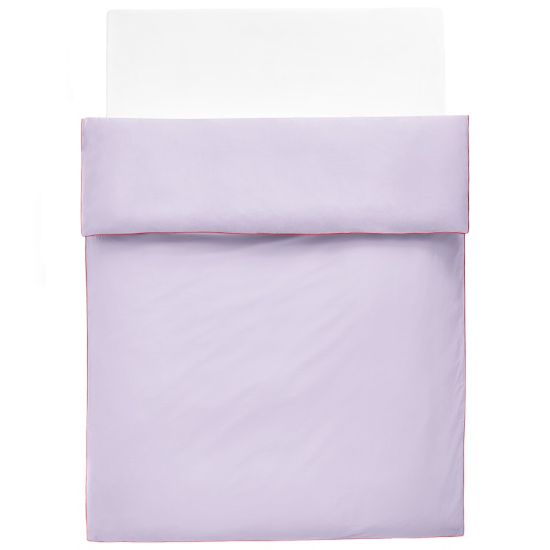 Outline Duvet Cover Double 220x220 cm, Lavender