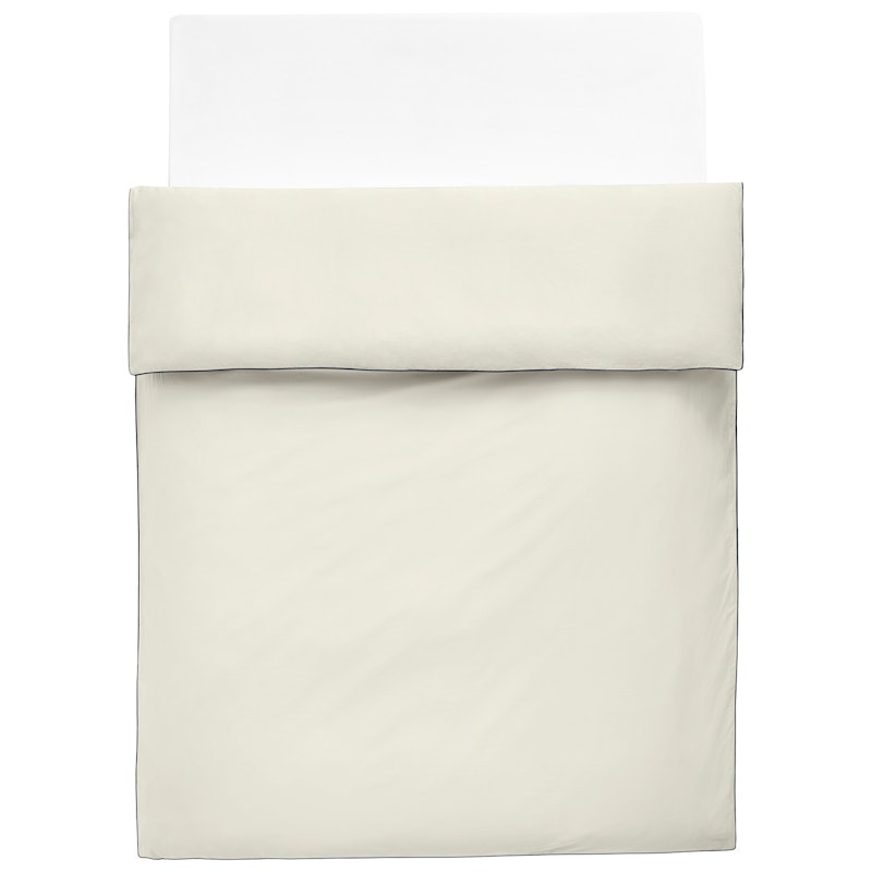 Outline Duvet Cover Single 140x220 cm, Ivory