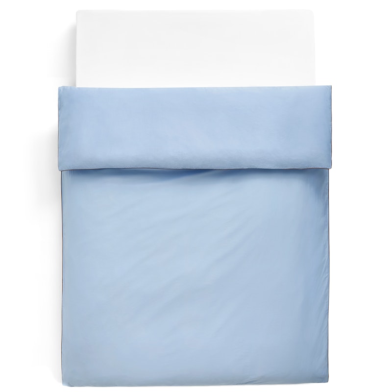 Outline Duvet Cover 220x220 cm, Soft Blue