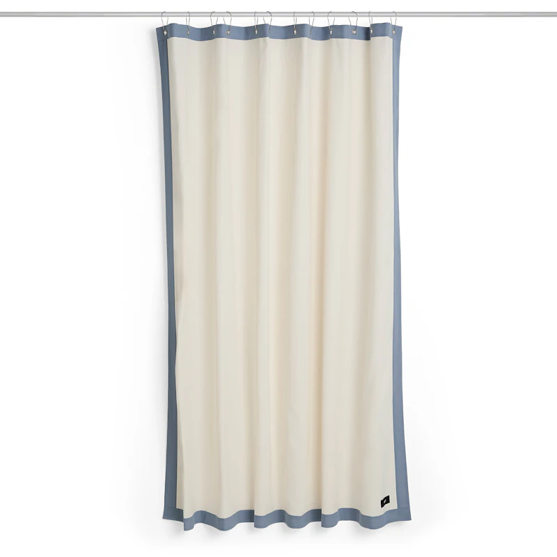 Outline Shower Curtain, Blue