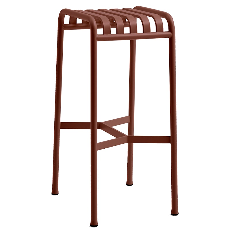 Palissade Bar Stool, Iron Red