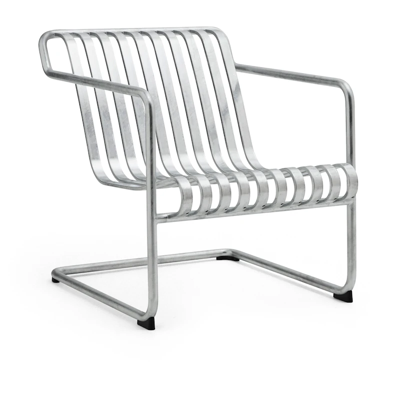 Palissade Cantilever Lounge Chair Low, Hot galvanised steel