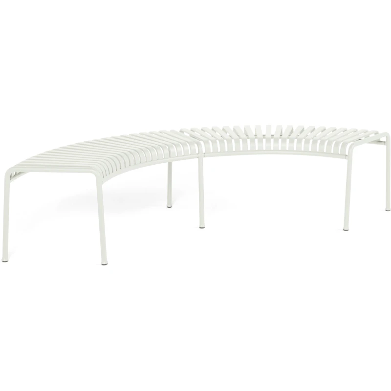 Palissade Park Bench, Cream White