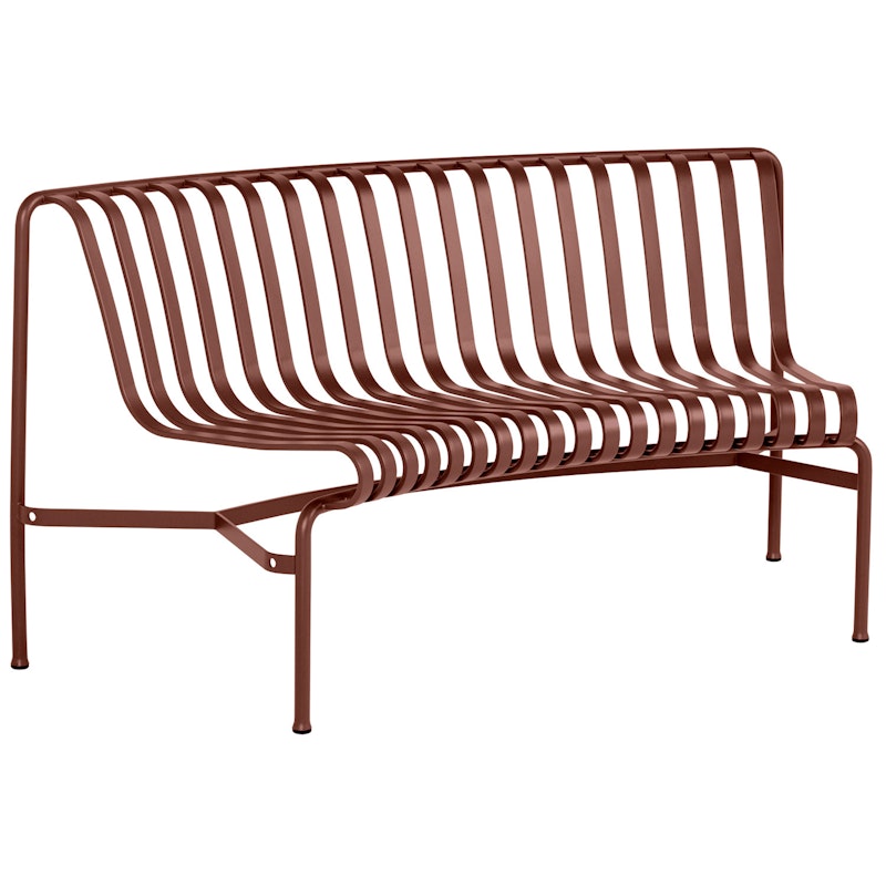 Palissade Park Bench In, Iron Red