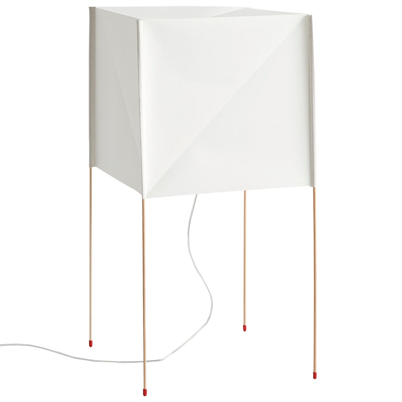 Paper Cube Floor Lamp, White