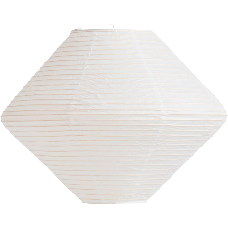 Paper Shade Diamond 50 Lampshade, Classic White