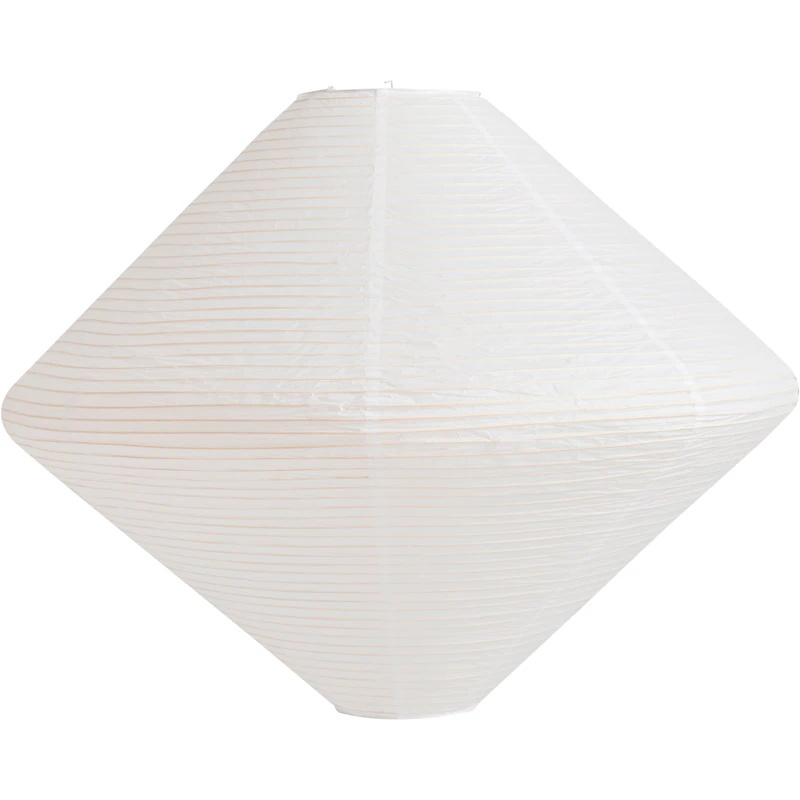 Paper Shade Diamond 80 Lampshade, Classic White